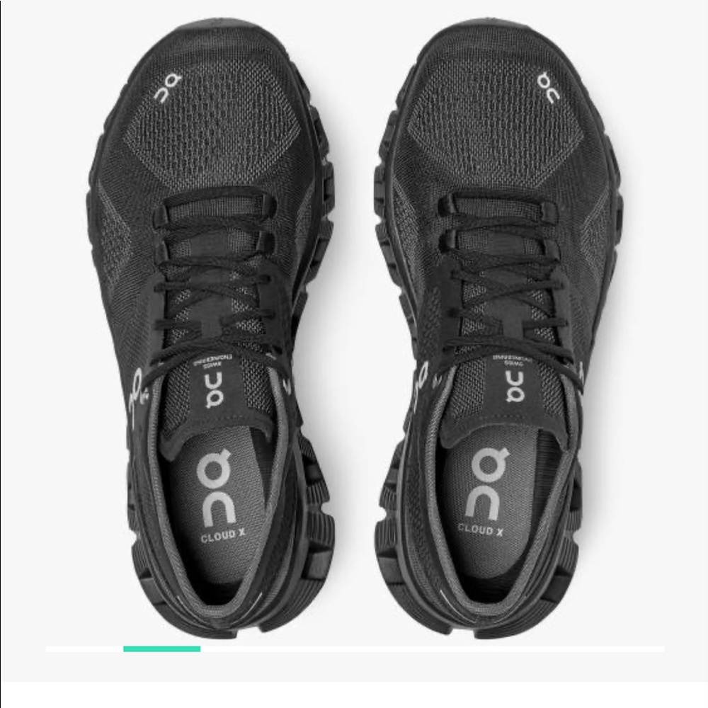 On Running Cloud X black shoes size 11